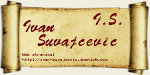 Ivan Suvajčević vizit kartica